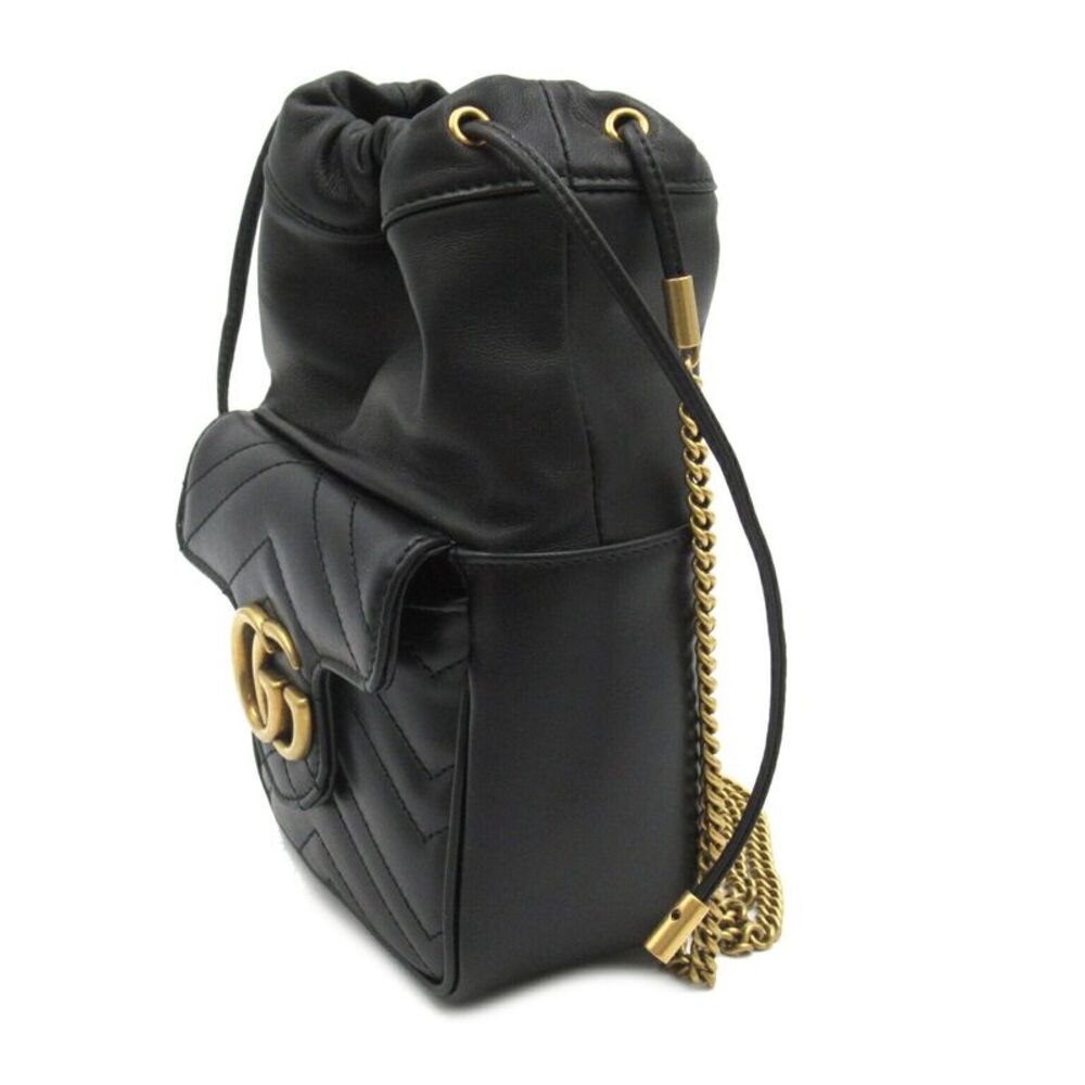 Gucci GG Marmont Mini Bucket Shoulder Bag - Picture 3 of 6